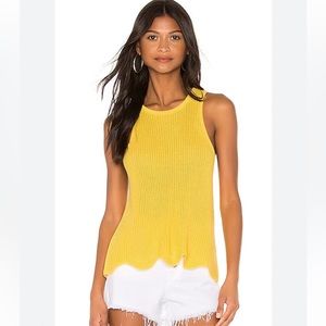 Autumn Cashmere Scallop Shaker Tank